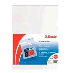 ESSELTE DELUXE BUSTE A L IN PP LUCIDA CM 22X30 A4 TRASPARENTE CONF 50 Pz.