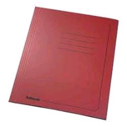 ESSELTE MANILLA CARTELLE 3 LEMBI CON STAMPA IN CARTONCINO 250X350MM DORSO ESPANDIBILE COL. ROSSO CONF 25 Pz.