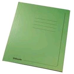 ESSELTE MANILLA CARTELLE 3 LEMBI CON STAMPA IN CARTONCINO 250X350MM DORSO ESPANDIBILE COL. VERDE CONF 25 Pz.