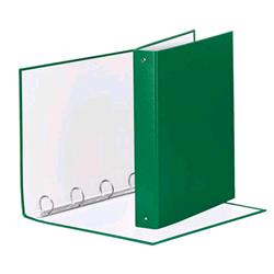 ESSELTE MEETING RACCOGLITORE 4 ANELLI DA 30 MM IN CARTONCINO PLASTIFICATO CM 22X30X4 A4 VERDE