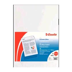 ESSELTE OFFICE BUSTE A L IN PP ANTIRIFLESSO CM 22X30 A4 TRASPARENTE CONF 50 Pz.