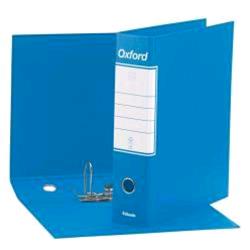 ESSELTE OXFORD G83 REGISTRATORE FORMATO COMMERCIALE 230X300X80 mm COL. AZZURRO CONF 6 Pz.