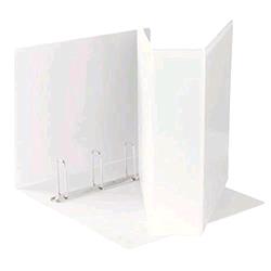 ESSELTE RACCOGLITORE A 4 ANELLI DA 60 MM IN PP A4 MAXI DISPLAY PERSONALIZZABILE DORSO 8.5 CM COL. BIANCO