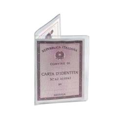 FAVORIT ESPOSITORE PORTA CARTA IDENTITA' 165X125MM COLORE TRASPARENTE CONF 50 Pz.
