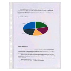 FAVORIT LINEAR BUSTE CON FORATURA UNIVERSALE IN PP CM 22X30 BUCCIA D'ARANCIA TRASPARENTE CONF 50 Pz.
