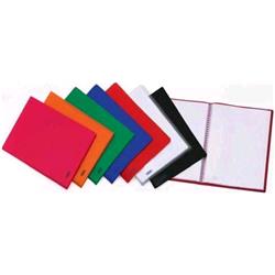 FAVORIT SVILUPPO PORTALISTINI A FOGLI FISSI IN PP 220X300 mm A4 40 BUSTE COL. NERO