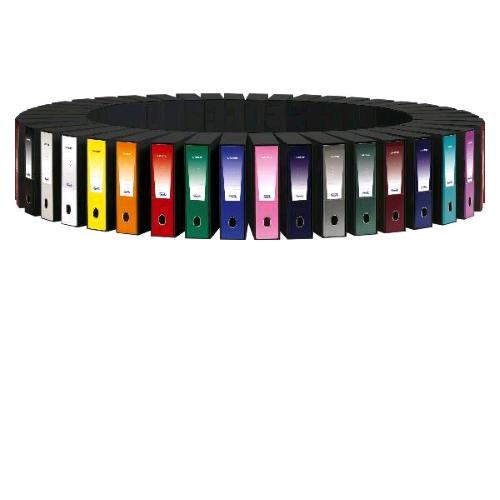 FAVORIT UNICO REGISTRATORE CON CUSTODIA FORMATO LEGALE IN PP 285X350X50 mm GIALLO CONF 12 Pz.