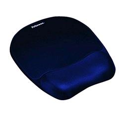 Fellowes Memory Foam 9172801 — tappetino con poggiapolsi, blu zaffiro