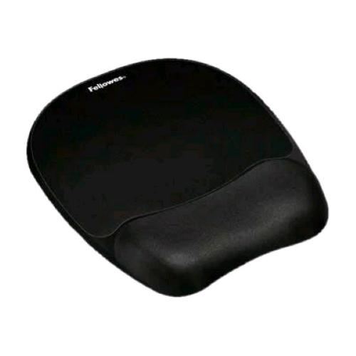 Fellowes Memory Foam — tappetino mouse con poggiapolsi, nero