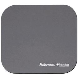 Fellowes Microban — tappetino mouse, grigio argento