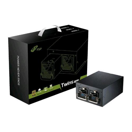 FSP Twins PRO 700 W — alimentatore ridondante 80 PLUS Gold