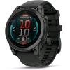 Garmin fēnix E 47 mm AMOLED, Slate Gray e nero