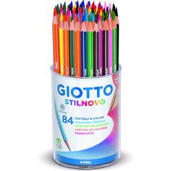 GIOTTO STILNOVO PASTELLI 3.3 mm COLORI ASSORTITI CONF 84 Pz.
