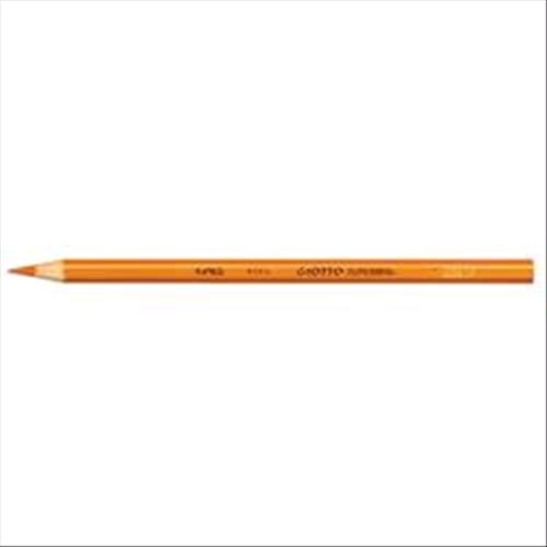GIOTTO SUPERMINA PASTELLI 3.8 mm CONFEZIONE MONO COLORE ARANCIONE 12 Pz.