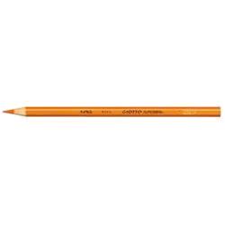 GIOTTO SUPERMINA PASTELLI 3.8 mm CONFEZIONE MONO COLORE ARANCIONE 12 Pz.