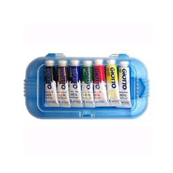 GIOTTO TEMPERA EXTRA TUBO 7.5 ML COLORI ASSORTITI CONF 7 Pz.