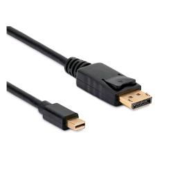 HAMLET CAVO ADATTATORE MONITOR VIDEO MINI DISPLAYPORT A DISPLAYPORT 4K ULTRA HD 30Hz MASCHIO/MASCHIO 1.8 MT NERO