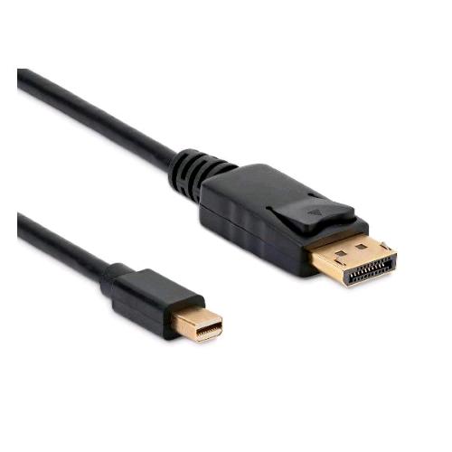 HAMLET CAVO ADATTATORE MONITOR VIDEO MINI DISPLAYPORT A DISPLAYPORT 4K ULTRA HD 30Hz MASCHIO/MASCHIO 1.8 MT NERO