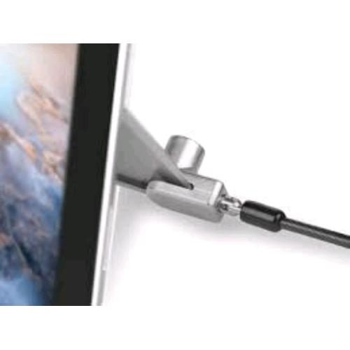 HAMLET CAVO DI SICUREZZA IN ACCIAIO RINFORZATO PER MICROSOFT SURFACE PRO CON LUCCHETTO CAVO RIVESTITO CON GUAINA SPECIALE ANTIGRAFFIO 2 MT