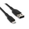 HAMLET CAVO USB-A A LIGHTNING 8 PIN MASCHIO/,MASCHIO 2 MT NERO
