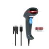 HAMLET HBCS1D10US BARCODE SCANNER LASER 1D COMBO USB + SERIALE PER CODICI LINEARI GREY