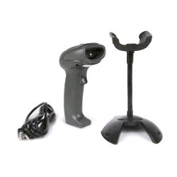 HAMLET HBCS2D100US BARCODE SCANNER PROFESSIONALE 2D COMBO USB + SERIALE PER CODICI QR E LINEARI GREY