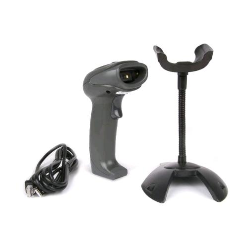HAMLET HBCS2D100US BARCODE SCANNER PROFESSIONALE 2D COMBO USB + SERIALE PER CODICI QR E LINEARI GREY