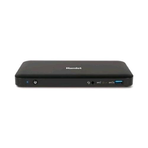 HAMLET HDOCKS600C DOCKING STATION POWER DELIVERY 85W TRIPLE DISPLAY HDMI + 2XDP 4XUSB 3.1 GEN 2 USB TYPE-C LAN AUDIO