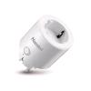 HAMLET HIOT-SPL16M PRESA INTELLIGENTE WI-FI CON MONITORAGGIO CONSUMI COMPATIBILE CON IFTTT AMAZON ALEXA E GOOGLE ASSISTANT PER iOS E ANDROID BIANCO