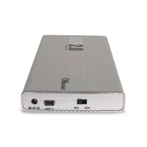 HAMLET HXD2CCUU BOX VUOTO PER HDD SATA-IDE FORMATO 2.5" INTERFACCIA USB 2.0 COLORE SILVER