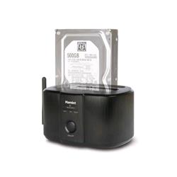 HAMLET HXDDWIFI DOCKING STATION PER HDD SATA 2.5"/3.5" MAX 4TB CONNESSIONI USB 3.0 + WIRELESS COLORE NERO