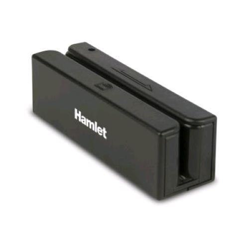HAMLET LETTORE USB DI TESSERE A BANDA MAGNETICA 1 /2 / 3 TRACCE COLORE NERO