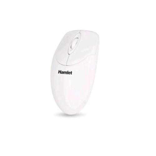 HAMLET MOUSE OTTICO USB 1.000 DPI 3 TASTI BIANCO