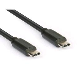 HAMLET XCUC-UC-MM18 CAVO DATI E ALIMENTAZIONE DA USB-C 2.0 TO USB-C M/M 1.8MT 65W NERO