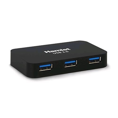 HAMLET XHUB430BK HUB 4 PORTE USB 3.0