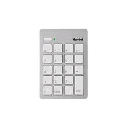 HAMLET XKPADUSV TASTIERINO NUMERICO USB COLORE SILVER