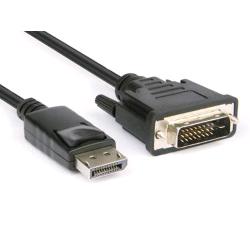 HAMLET XVCDP-DV18 CAVO MONITOR VIDEO DA DP DISPLAYPORT M A DVI M 1080P 1.8MT BLACK
