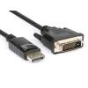 HAMLET XVCDP-DV18 CAVO MONITOR VIDEO DA DP DISPLAYPORT M A DVI M 1080P 1.8MT BLACK
