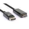 HAMLET XVCDP-HDM18 CAVO MONITOR VIDEO 1080P DA DP DISPLAYPORT M A HDMI M 1.8MT BLACK