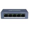 Hikvision DS-3E0105-O — switch 5 porte Fast Ethernet, metallo