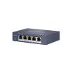 Hikvision DS-3E0505HP-E — switch 4 porte Gigabit PoE e uplink Gigabit