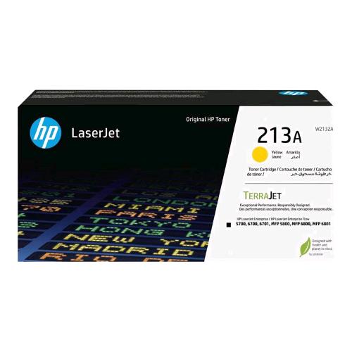 HP 213A TONER GIALLO PER COLOR LASERJET 5700dn, 6700dn, MFP 5800dn, MFP 6800dn 3.000 PAGINE