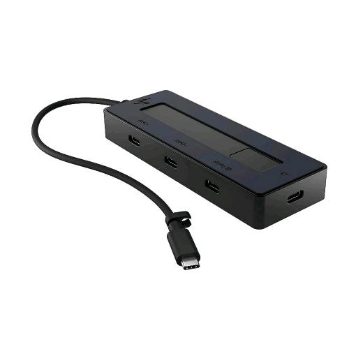 HP 4K USB-C Multiport Hub — hub USB-C con alimentazione passante
