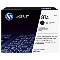 HP 81A TONER NERO PER MFP M630 10.500PG (CF281A)
