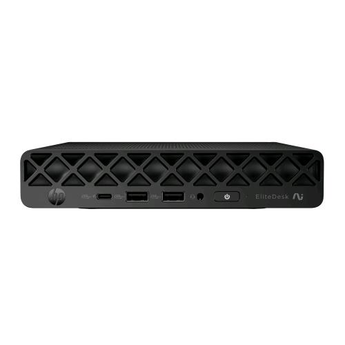 HP ELITEDESK 8 MINI G1a NEXT GEN AI Copilot+ MINI PC AMD RYZEN AI 7 350 RAM 16GB-SSD 512GB NVMe-AMD RADEON GRAPHICS 860M-WI-FI 7 + GIGABIT LAN- TASTIERA E MOUSE-WIN 11 PROF NERO (C61QNAT#ABZ)
