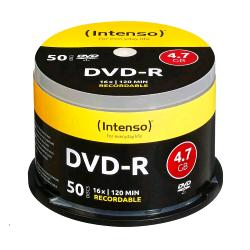 INTENSO 4111155 DISCO VERGINE DVD+R 4.7GB 16X RECORDABLE 50PZ