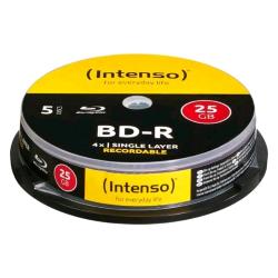 Intenso Blu-ray BD-R 25 GB, 6x — confezione Cake Box da 50 dischi