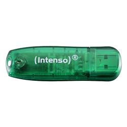 INTENSO RAINBOW LINE CHIAVETTA USB 8 GB INTERFACCIA USB 2.0 COLORE VERDE