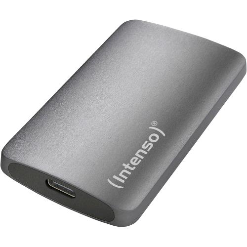 INTENSO TX800 SSD 1TB ESTERNO PORTATILE SUPER SPEED USB 3.2 Gen 2x2 20 Gbps FINO A 2100 MB/s GRIGIO