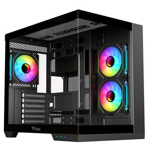 Itek DARK CAVE CURVED — case PC